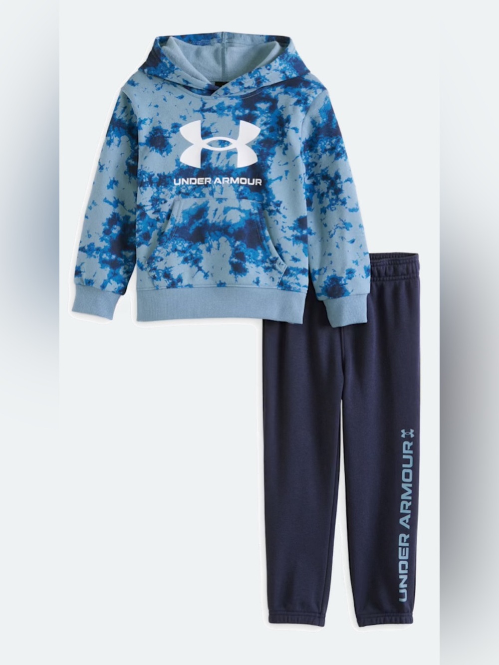Under Armour Pullover Blue Tie-Dye Hoodie & Jogger Set (Boys)